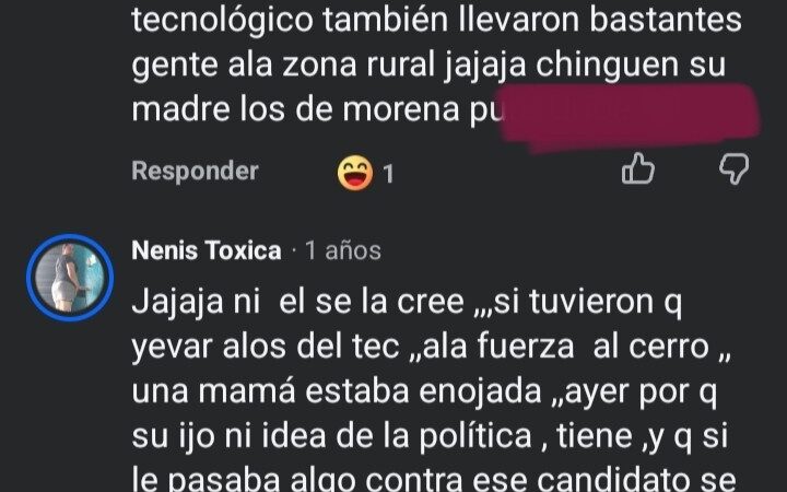 Zepeta acusa de “montajes” y “politiquería barata” a MC… Recordemos 2025, Cerro de Nanchital (su casa) y el acarreo que denunciaron estudiantes del TEC en la campaña donde perdieron el 100% de casillas