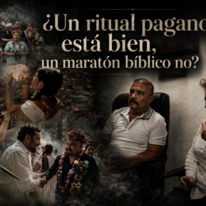 Apoyar la lectura de la Biblia está mal. ¿Hacer rituales prehispánicos, no?