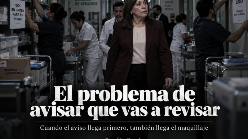 El problema de avisar que vas a revisar