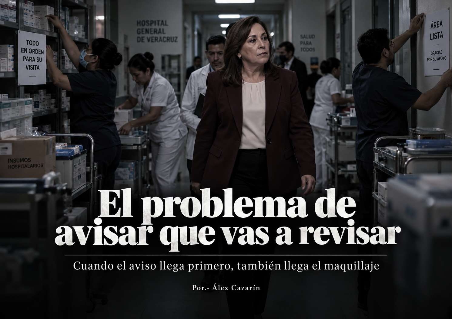 El problema de avisar que vas a revisar
